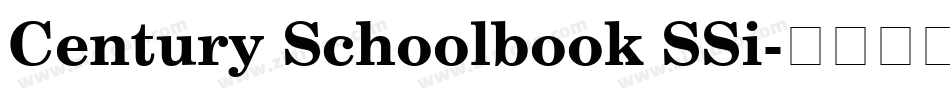 Century Schoolbook SSi字体转换